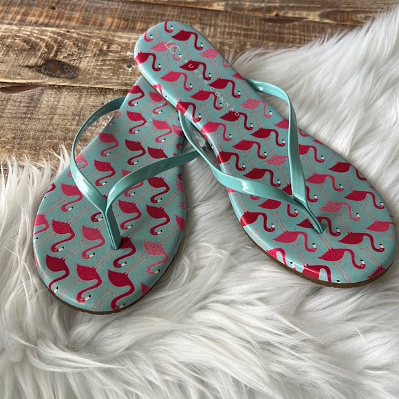 LC Lauren Conrad Shoes - LC Lauren Conrad Flamingo flip flops